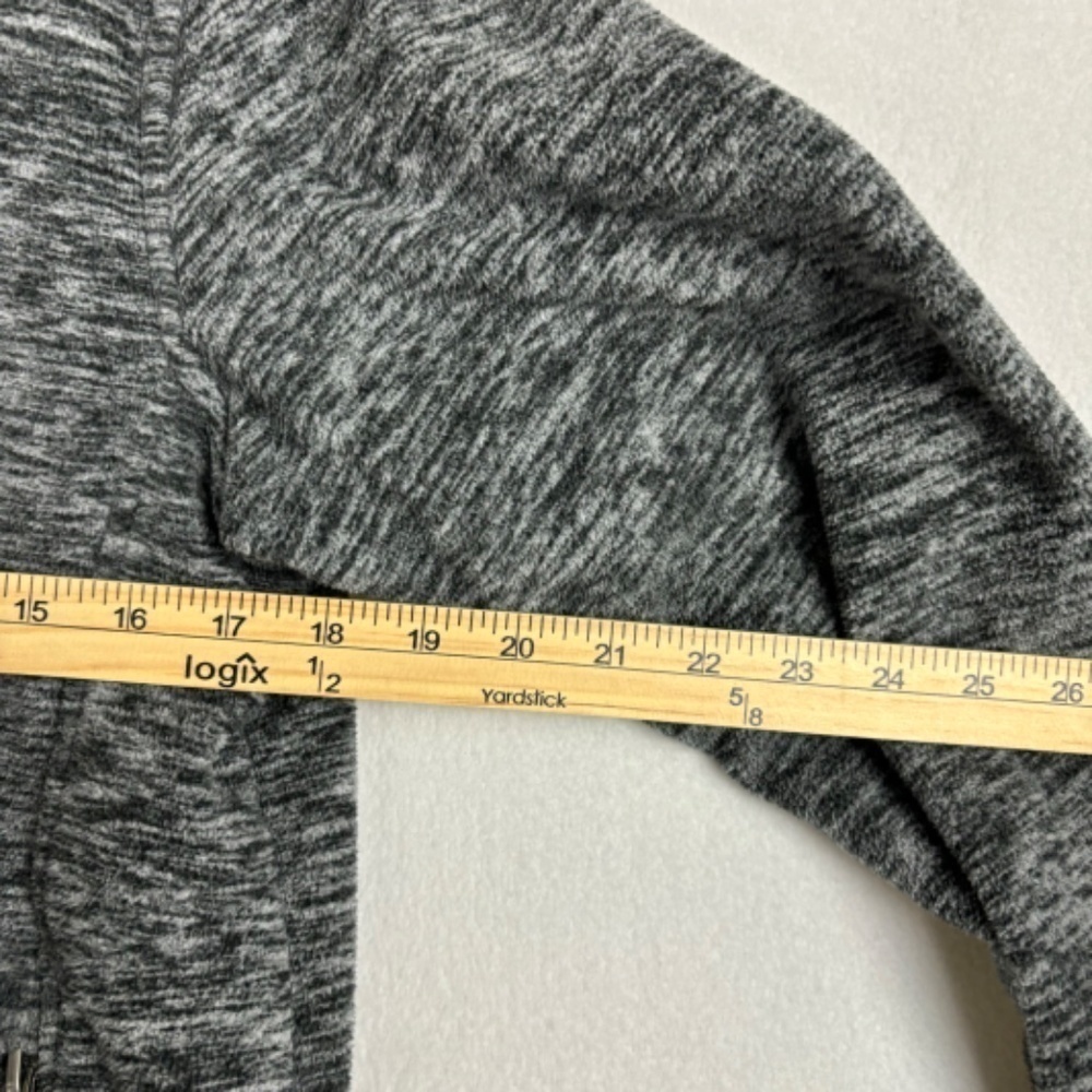 Crossland - Gray Long Sleeved North America full zip Fleece Men’s S - Picture 9 of 10